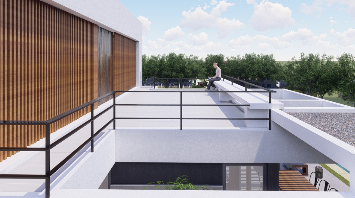 foto patio proyecto Santa Ines